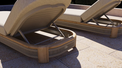 Pompano Outdoor Sunlounger
