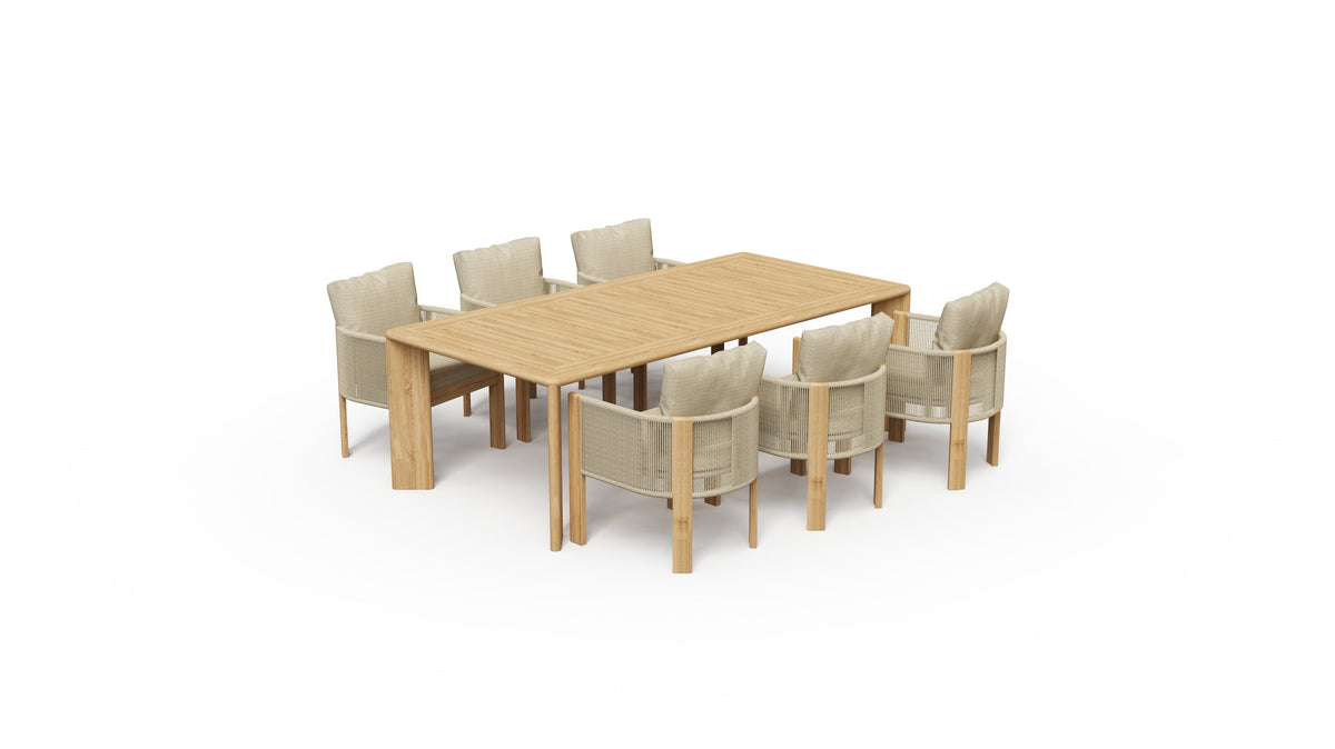 Pompano 94" Outdoor Dining Table