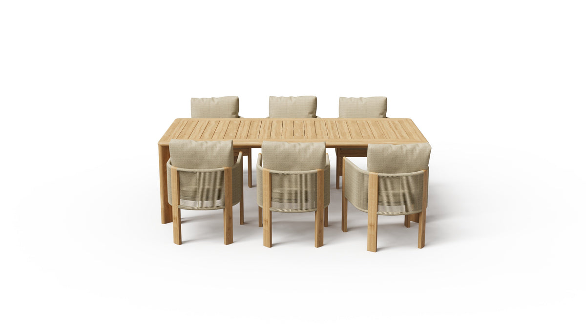 Pompano 94" Outdoor Dining Table