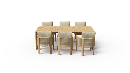 Pompano 94" Outdoor Dining Table