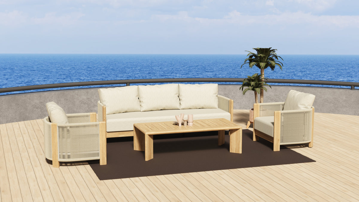 Pompano 4-Piece Sofa Set