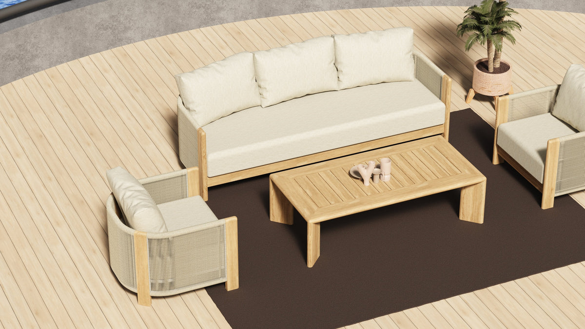 Pompano 4-Piece Sofa Set