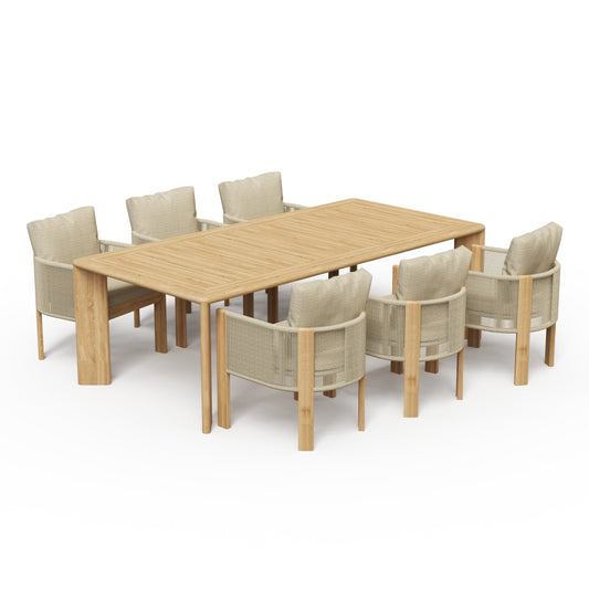 Pompano 7 Piece Outdoor Dining Set