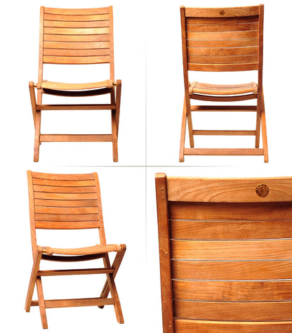 Palu Teak Wood Folding Chair