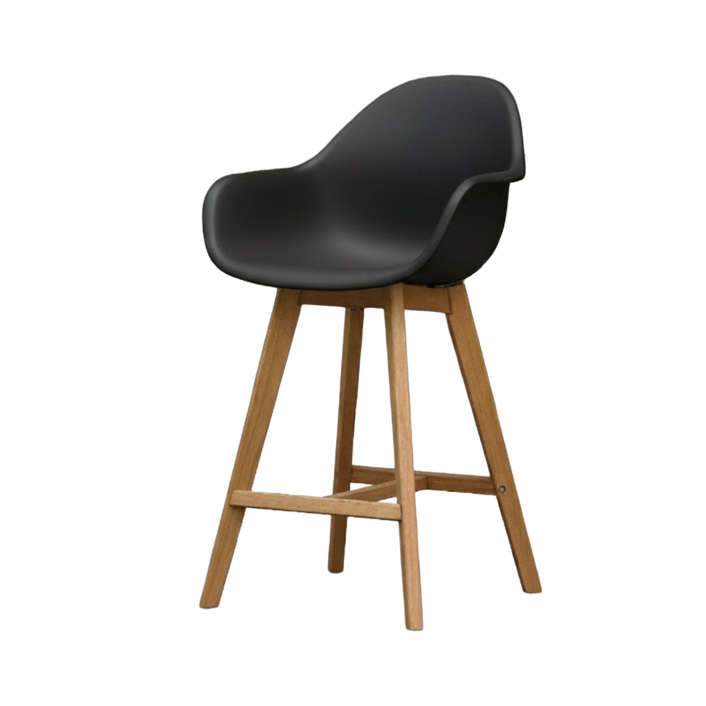 Concarneau Arm Stool Black Chair