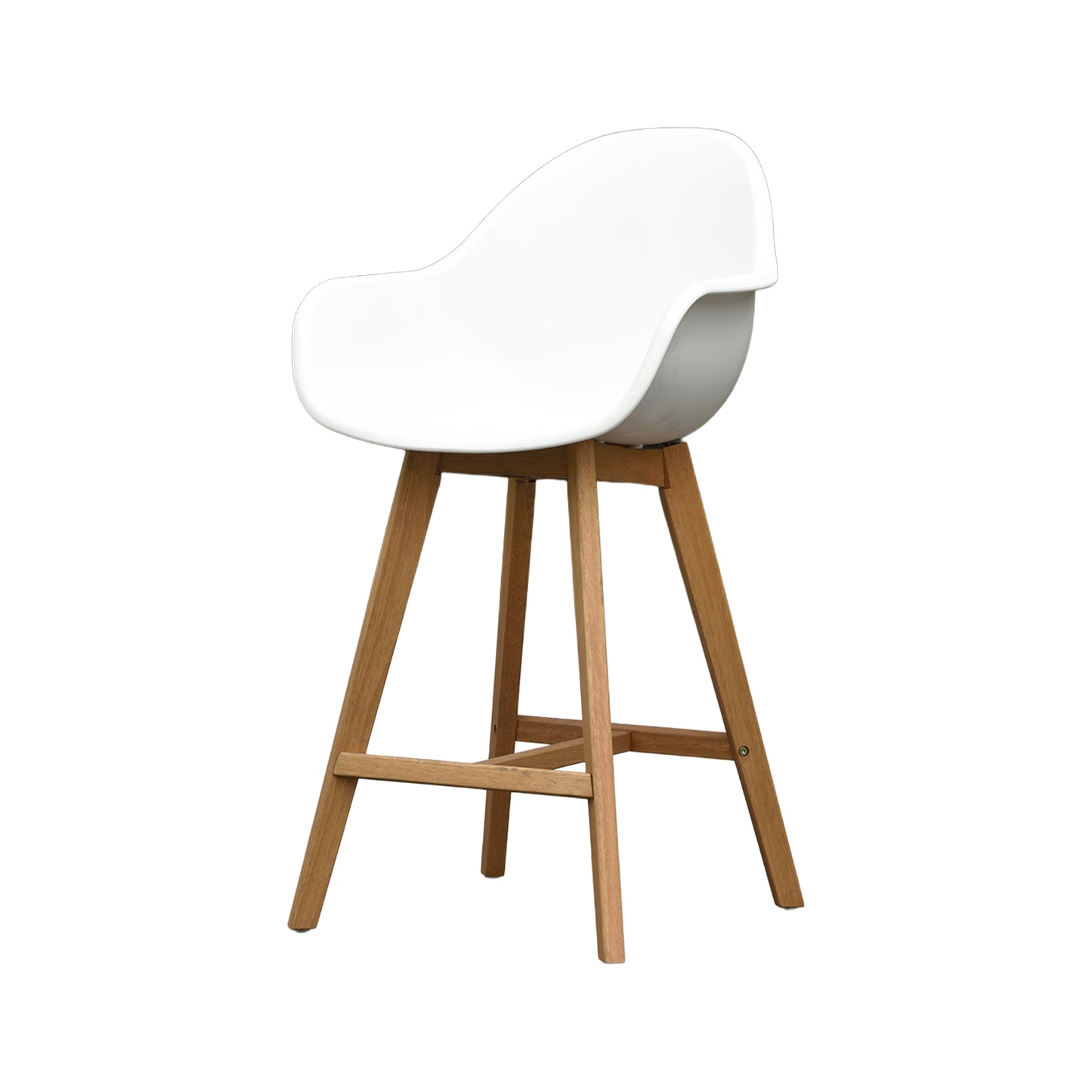 Concarneau Arm Stool White Chair