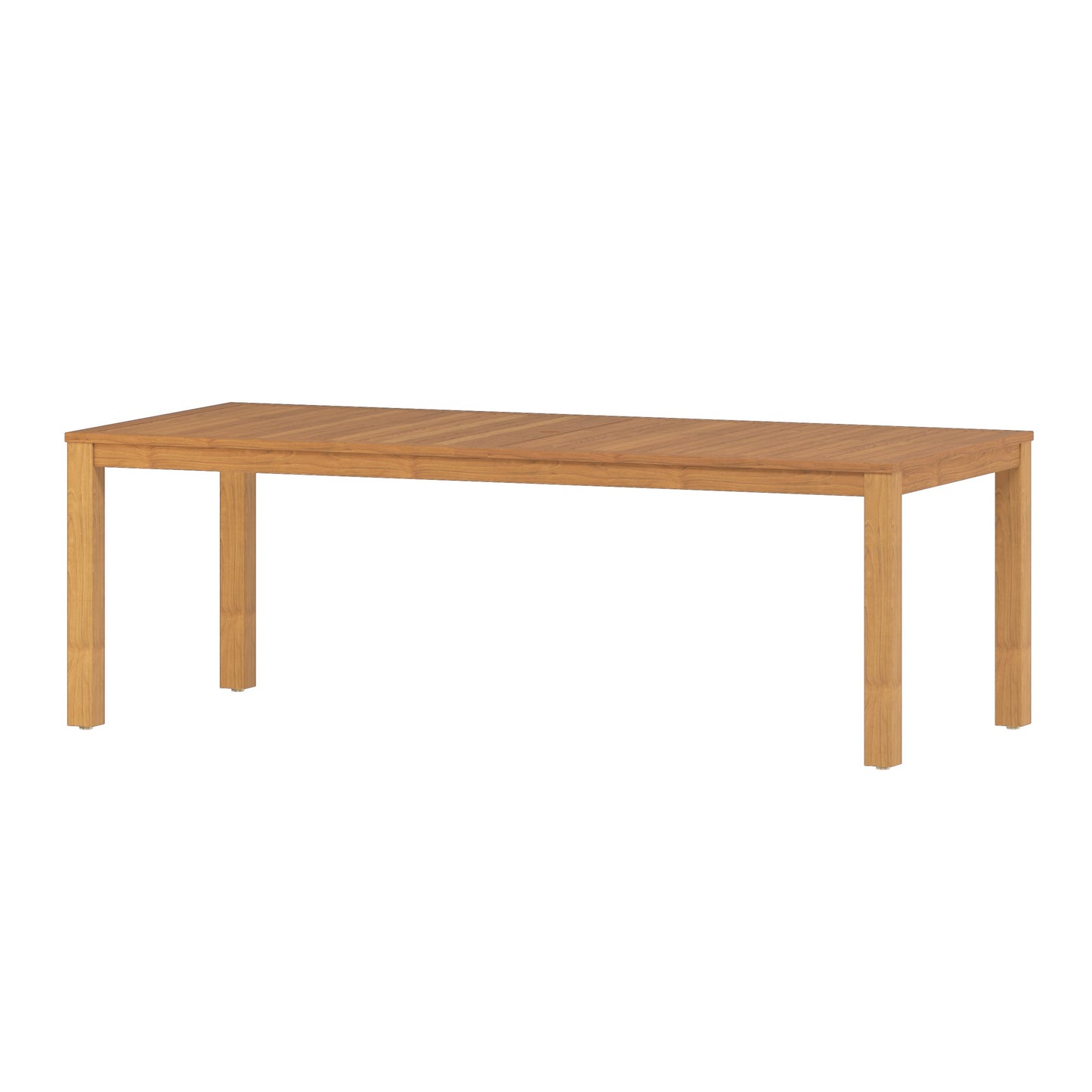 Alama Rectangular Teak Finish 100% FSC Certified Solid Wood Table