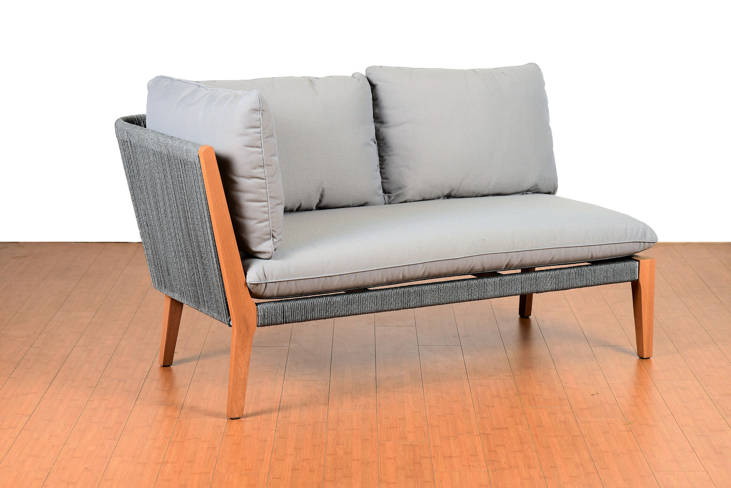 WAS $1799 NOW $899 OPEN BOX (never used) Barry 4 Piece 100% FSC Certified Solid Wood Seating Set
