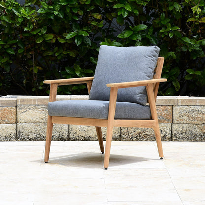 Eve 100% FSC Certified Teak Wood With Olefin Cushions Seating Set