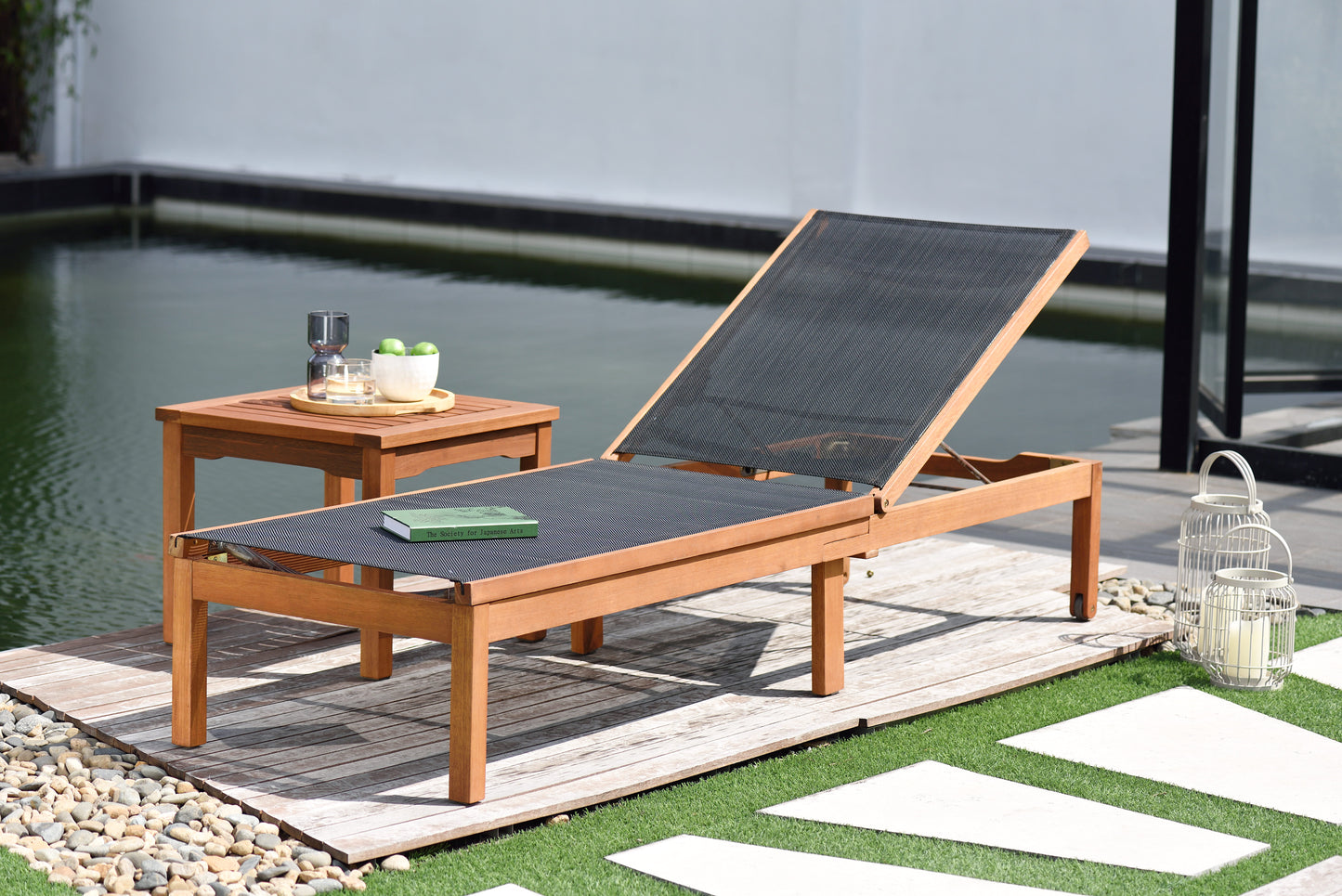 WAS $249 NOW $149 *BRAND NEW* Lounger 100% FSC Certified Hardwood