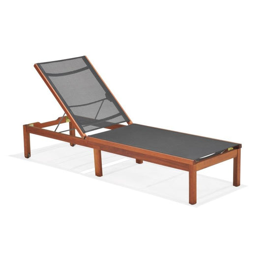 Kingsbury 100% FSC Certified Wood Black Lounger