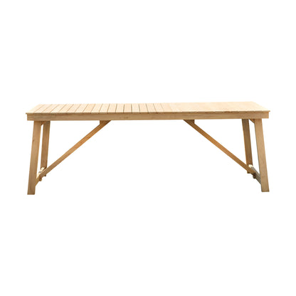 Klarion Teak Wood Rectangular Dining Table