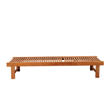 Nias Teak Lounger Without Wheels