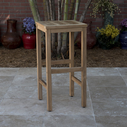 WAS $199 NOW $99 *BRAND NEW* Texas Stool Teak 100% FSC Certified Solid Wood