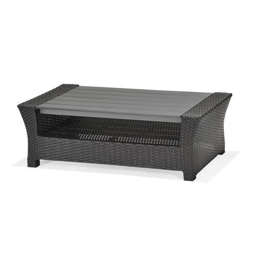 Saigon Aluminum and Wicker Coffee Table