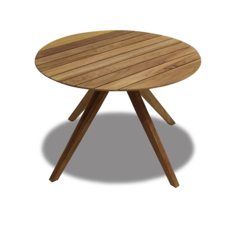 Crystal Teak 100% FSC Certified Solid Wood Round Big Table