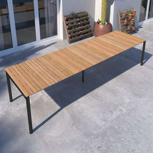 WAS $1999 NOW $1499 *BRAND NEW*  Rectangular Extendable 100% FSC Certified Teak Wood Outdoor Dining Table