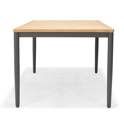 Topaz Aluminum & 100% FSC Certified Wood Rectangular 144 Table