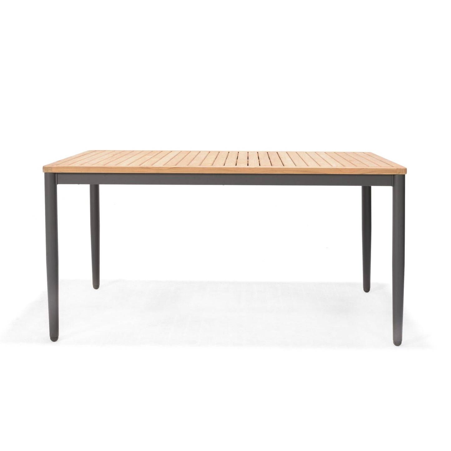 Topaz Aluminum & 100% FSC Certified Wood Rectangular 144 Table