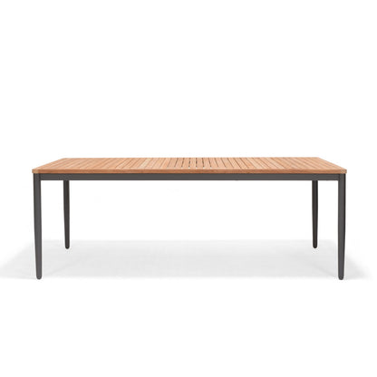 Topaz Aluminum & 100% FSC Certified Wood Rectangular 201 Table