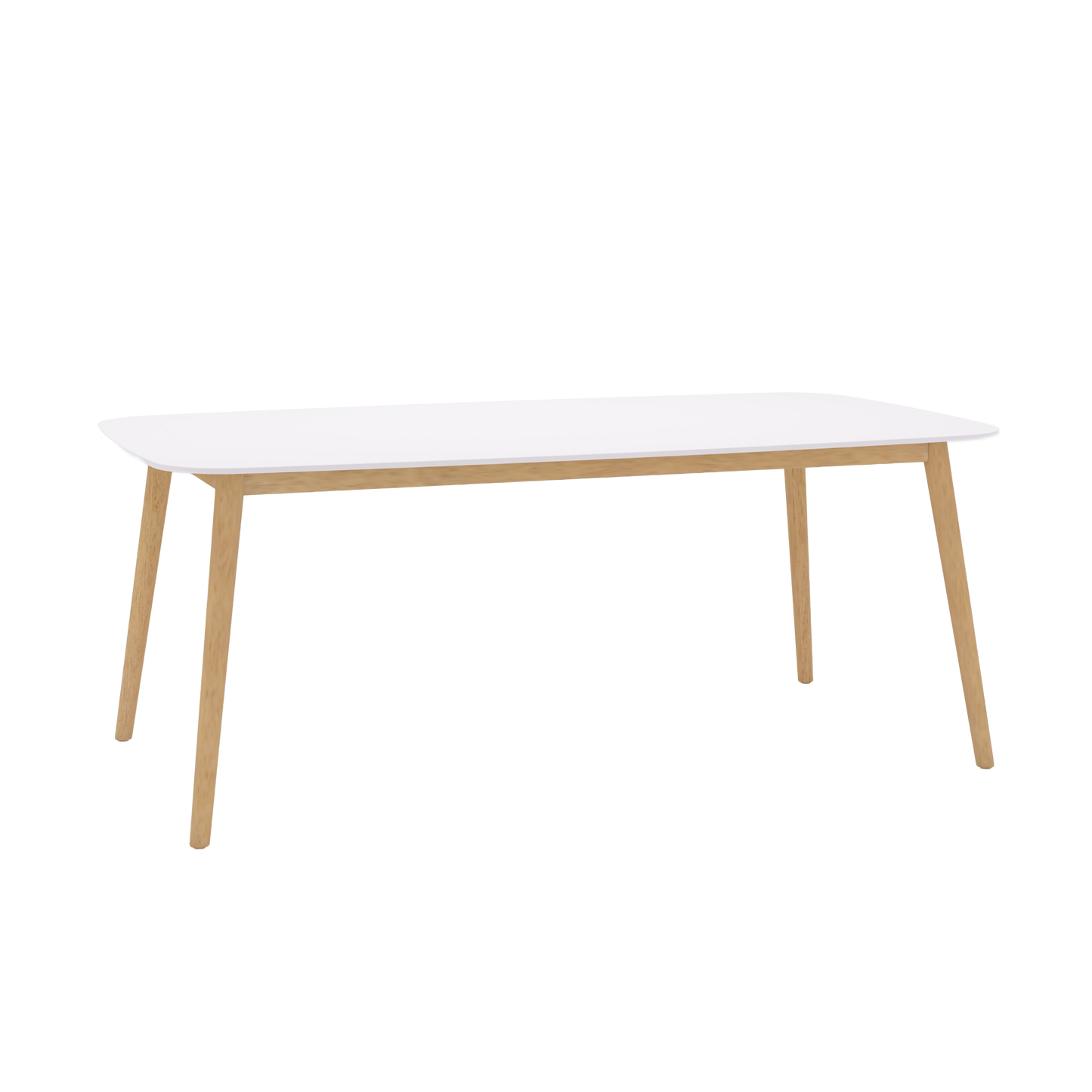 Chamonix White Rectangular Wood Table