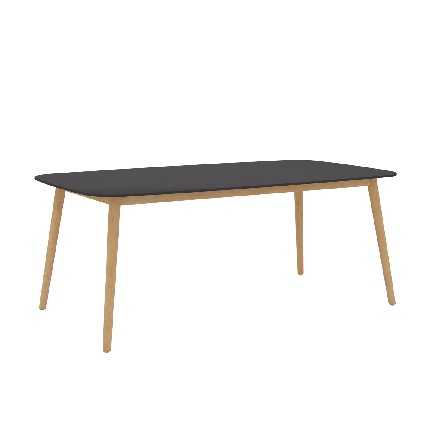 Chamonix Black Rectangular Wood Table