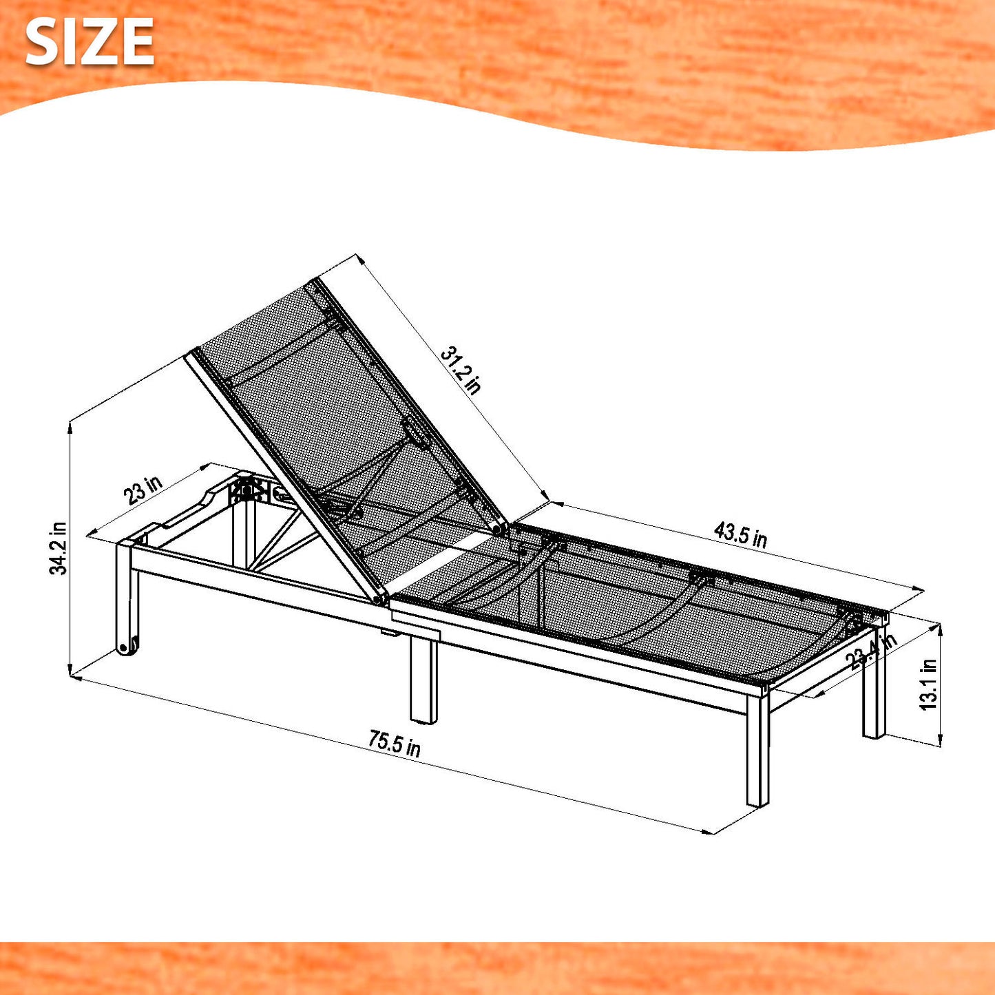 WAS $249 NOW $149 *BRAND NEW* Lounger 100% FSC Certified Hardwood