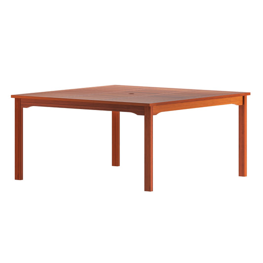 Livorno 100% Solid Hardwood Square Dining Table