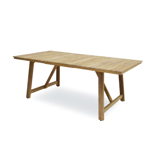 Klarion Teak Wood Rectangular Dining Table